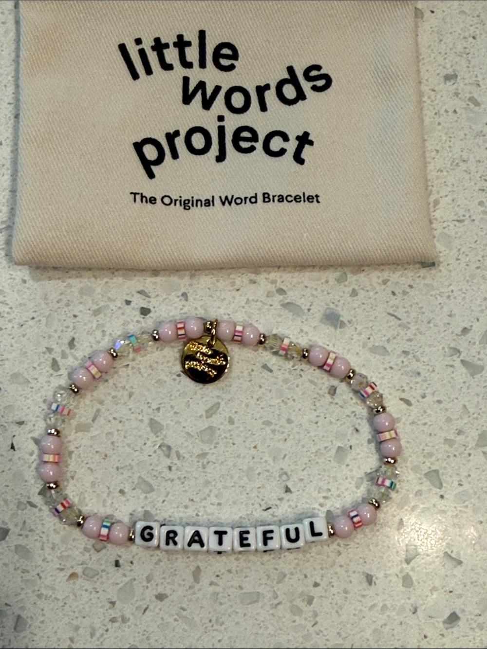 "Grateful" Little Words Project Bracelet - Picture 3 of 5